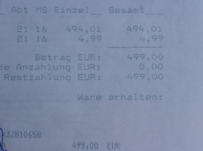 Rechnung