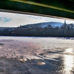 Zugefrorene Nahe - Blick Richtung Bingerbrück